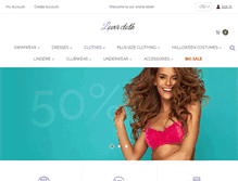 Tablet Screenshot of lovercloth.com